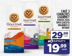 Preço & Cia Café 3 corações gourmet oferta