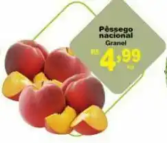 Carrefour Pêssego nacional kg oferta