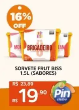 Pinheiro Supermercado Sorvete frut biss (sabores) oferta