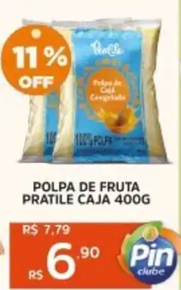 Pinheiro Supermercado Polpa de fruta pratile caja oferta