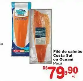 Carrefour Filé de salmão costa sul kg oferta