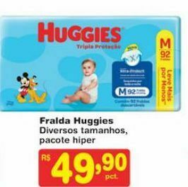 Carrefour Fralda huggies oferta