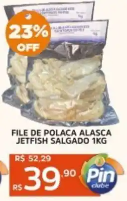 Pinheiro Supermercado File de polaca alasca jetfish salgado oferta