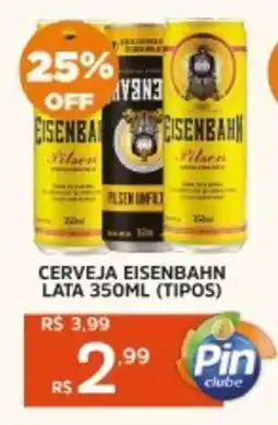 Pinheiro Supermercado Cerveja eisenbahn lata (tipos) oferta