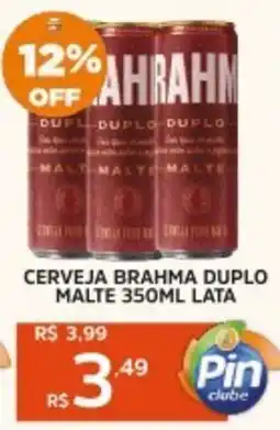 Pinheiro Supermercado Cerveja brahma duplo malte lata oferta