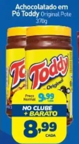 Rede Bom Lugar Achocolatado em Pó Toddy Original Pote oferta