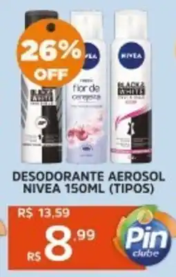 Pinheiro Supermercado Desodorante aerosol nivea (tipos) oferta