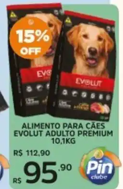 Pinheiro Supermercado Alimento para cães evolut adulto premium oferta