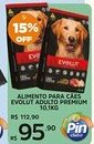 Pinheiro Supermercado Alimento para cães evolut adulto premium oferta