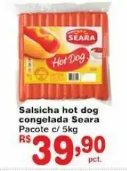 Carrefour Salsicha hot dog congelada seara 5 kg oferta