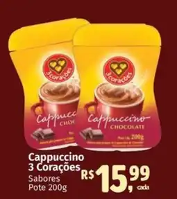 Supermercados Mateus Cappuccino 3 Corações oferta