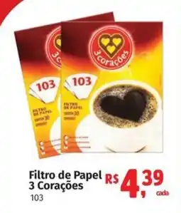 Supermercados Mateus Filtro de Papel 3 Corações 103 oferta