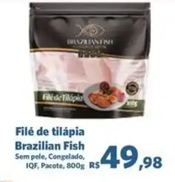 Sam's Club Filé de tilápia Brazilian Fish oferta