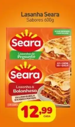 Rede Bom Lugar Lasanha Seara Sabores oferta