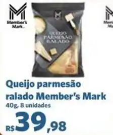 Sam's Club Queijo parmesão ralado Member's Mark oferta