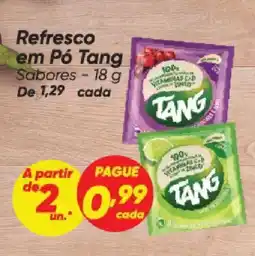 Dia Refresco em Pó Tang Sabores oferta