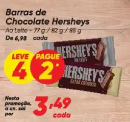 Dia Barras de Chocolate Hersheys oferta