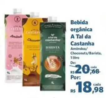 Sam's Club Bebida orgânica A Tal da Castanha oferta