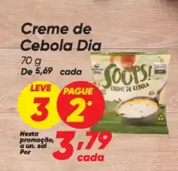Dia Creme de Cebola Dia oferta