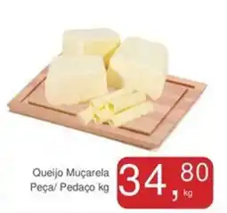 Mineirão Atacarejo Queijo Muçarela Peça/ Pedaço oferta