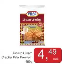 Mineirão Atacarejo Biscoito Cream Cracker Pilar Premium oferta