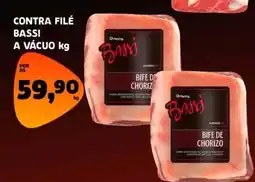 Bergamais Supermercados Contra filé bassi a vácuo oferta