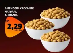 Bergamais Supermercados Amendoim crocante natural a granel oferta