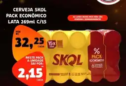 Bergamais Supermercados Cerveja skol pack econômico lata oferta