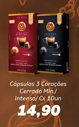 Supermercados Tauste Cápsulas 3 Corações Cerrado oferta