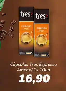 Supermercados Tauste Cápsulas Tres Espresso Ameno oferta