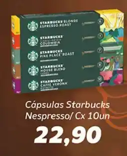 Supermercados Tauste Cápsulas Starbucks Nespresso oferta