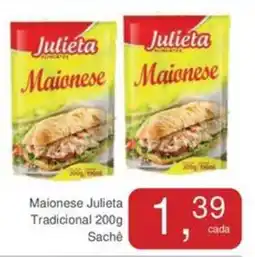 Mineirão Atacarejo Maionese Julieta Tradicional Sache oferta