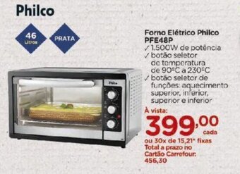 Carrefour Forno Eletrico Philco PFE48P oferta