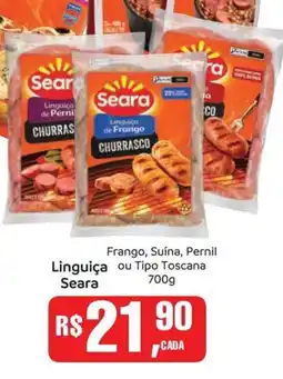Supermercados Mateus Linguica Seara oferta