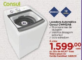 Carrefour Lavadora Automatica Consul oferta