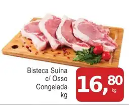 Mineirão Atacarejo Bisteca Suína c/ Osso Congelada oferta