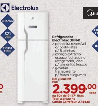 Carrefour Refrigerador Electrolux DFN41 oferta