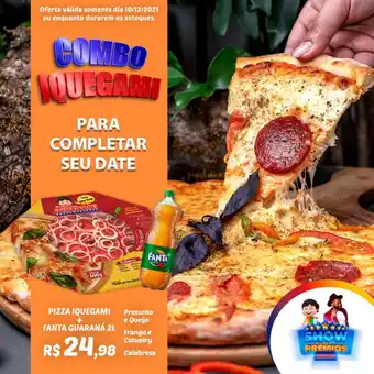 Pizza Iquegami + Fanta Guarana 2L