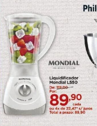 Carrefour Liquidificador Mondial L550 oferta