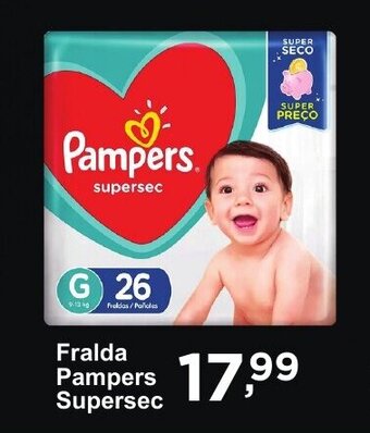 Fralda Pampers Supersec