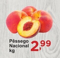 Rossi Supermercado Pessego Nacional 1kg oferta