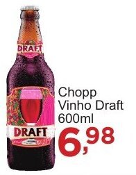 Rossi Supermercado Chopp Vinho Draft 600ml oferta
