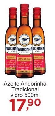 Rossi Supermercado Azeite Andorinha Tradicional 500ml Vd oferta