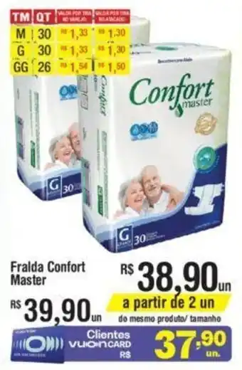 Fort Atacadista Fralda Confort Master oferta