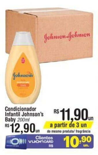 Fort Atacadista Condicionador Infantil Johnson's Baby 200ml oferta