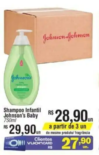 Fort Atacadista Shampoo Infantil Johnson's Baby 750ml oferta