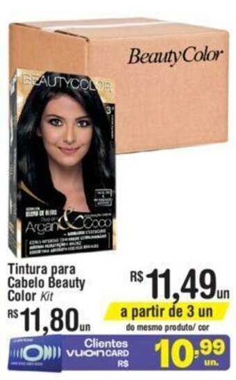 Fort Atacadista Tintura para Cabelo Beauty Color Kit oferta