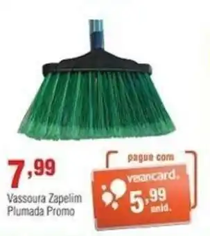 Vassoura Zapelim Plumada Promo