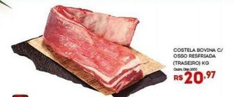 Bistek Supermercados Costela Bovina c/ Osso Resfriada 1kg oferta