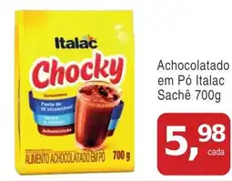 Mineirão Atacarejo Achocolatado em Pó Italac Sachê oferta